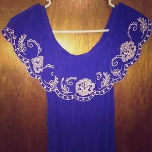 Flying Tomato off-the-shoulder maxi dress