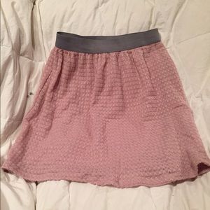 Textured Pink Skirt from Xhilaration