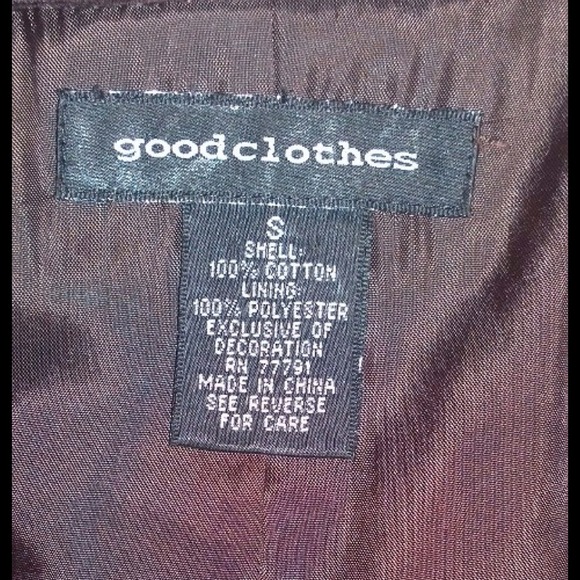 Good Clothes Jacket Sized Small - Picture 4 of 4