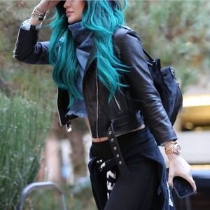 Bellami Kylie Hair Kouture in 1B/OmbreTeal