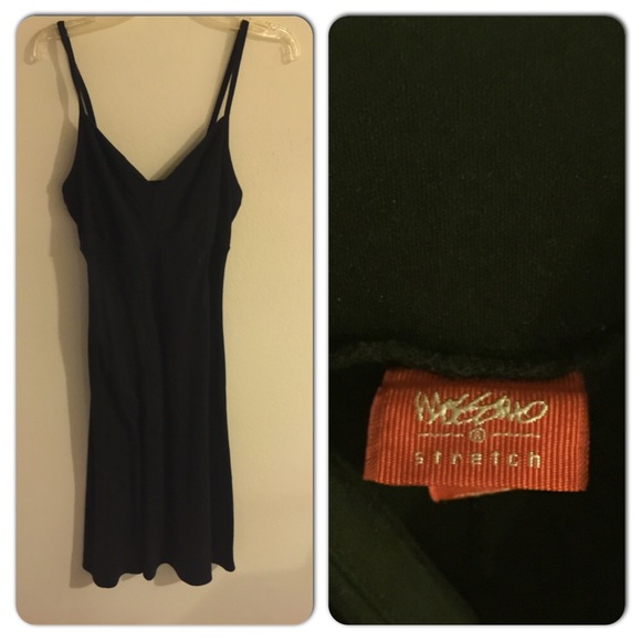Black tank dress