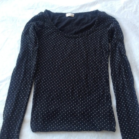 Brandy Melville John galt polka dot long sleeve