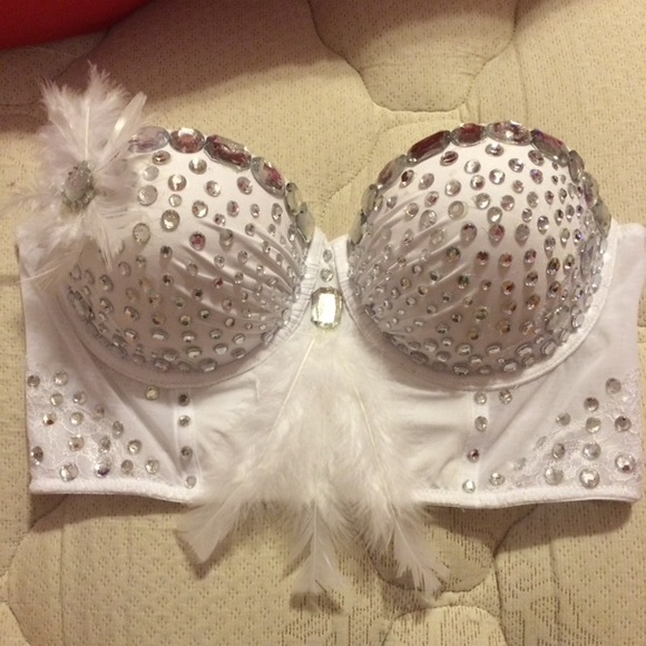 Handmade rave bra