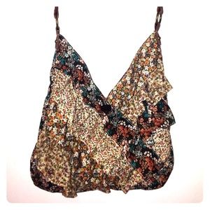 Boho Daisy Ruffled Handbag