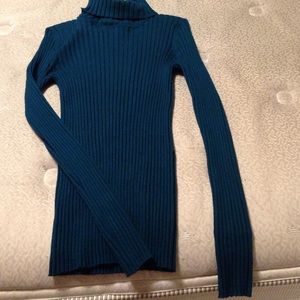Navy blue turtle neck sweater