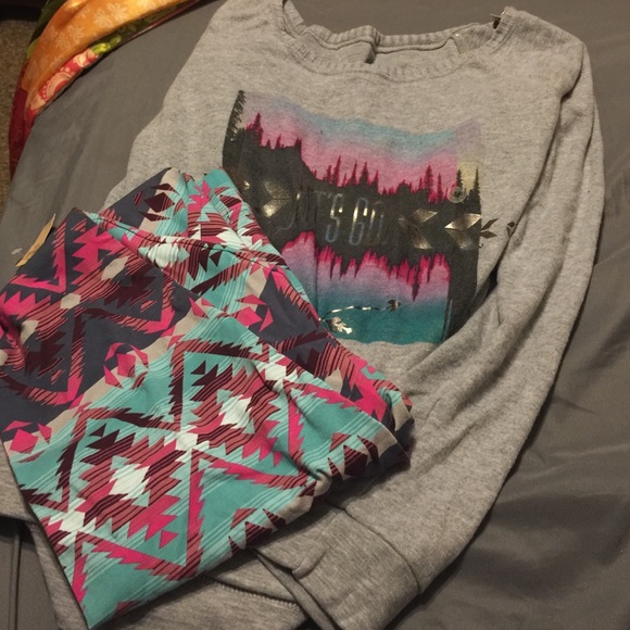 leggings with matching shirt !