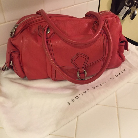 Marc Jacobs large coral satchel-MAKE AN OFFER!