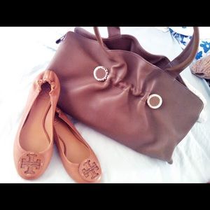 Bulgari handbag. Inside and outside all leather.