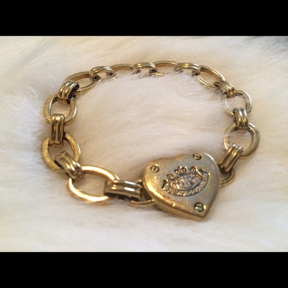 Gold juicy couture bracelet