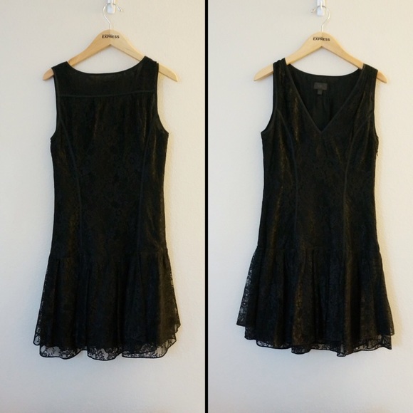 Banana Republic Gothic black LACE dress - Picture 4 of 4