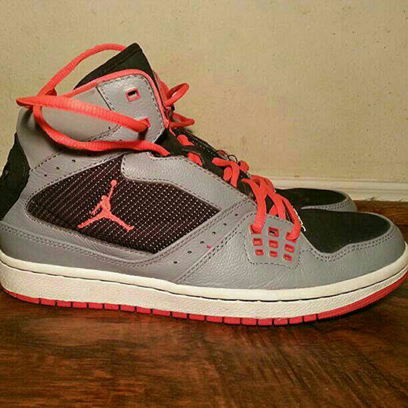 Team air jordan orange and grey