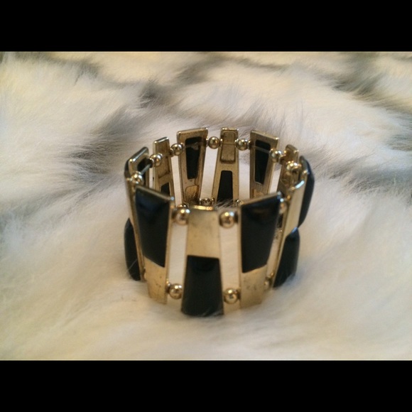 Black and gold bracelet