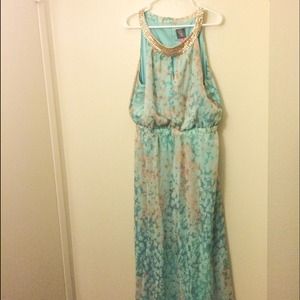 Vince Camuto
Blue Printed Blouson Chiffon Maxi