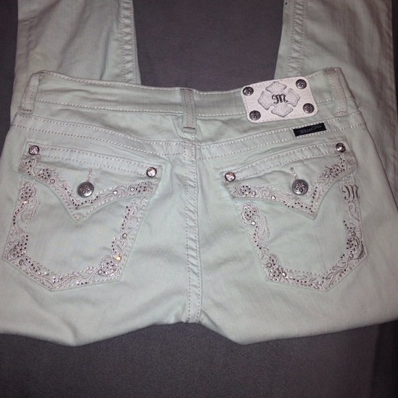 Mint Miss Me straight leg jeans