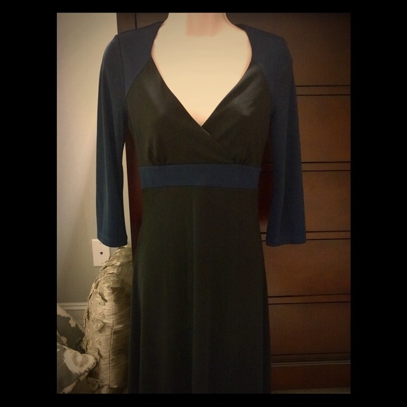 Isaac Mizrahi for Target Dress in Blue and Black. - Picture 1 of 3