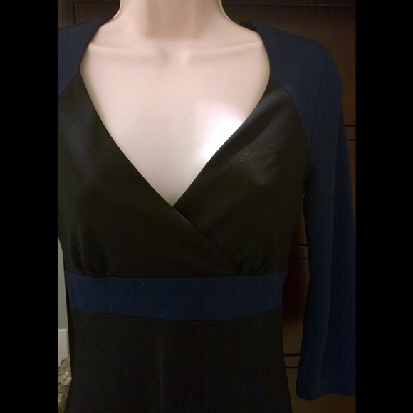 Isaac Mizrahi for Target Dress in Blue and Black. - Picture 2 of 3