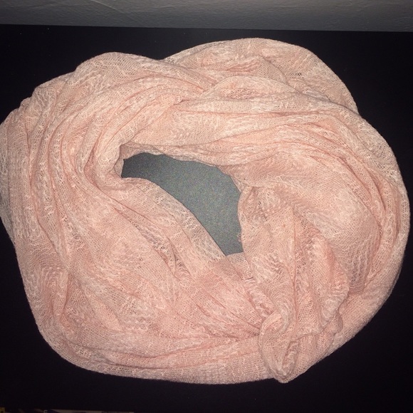 Light pink scarf