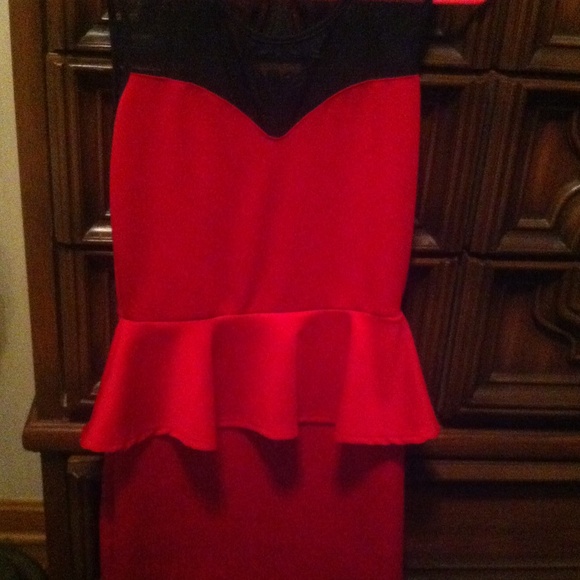 Red sexy dress