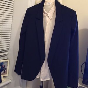 Theory oversize suit jacket blazer