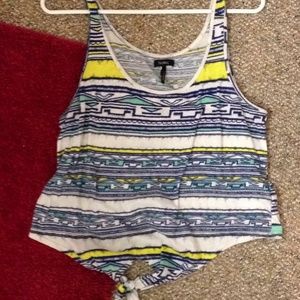 Tribal print tank