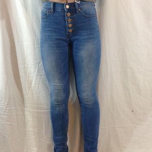 BDG high-waisted blue jeans