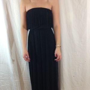 Strapless maxi dress