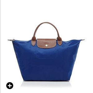 Longchamp Medium Indigo Handbag