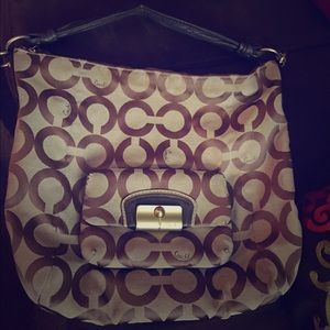 Big brown authentic coach purse