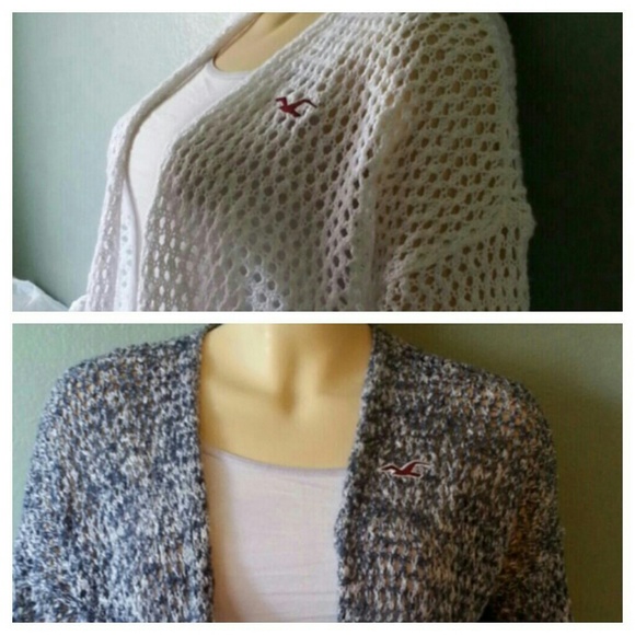 NWT Hollister Open Stitched Cardigan - Picture 3 of 4