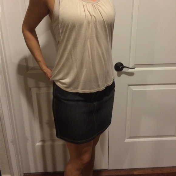 Gap denim mini skirt