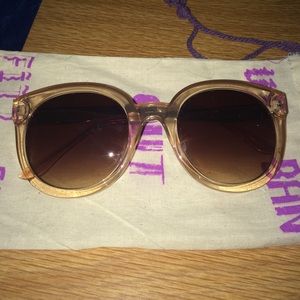 Clear frame sunnies