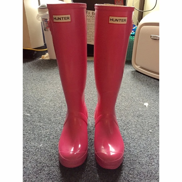 Hunter Rain Boots (Pink)