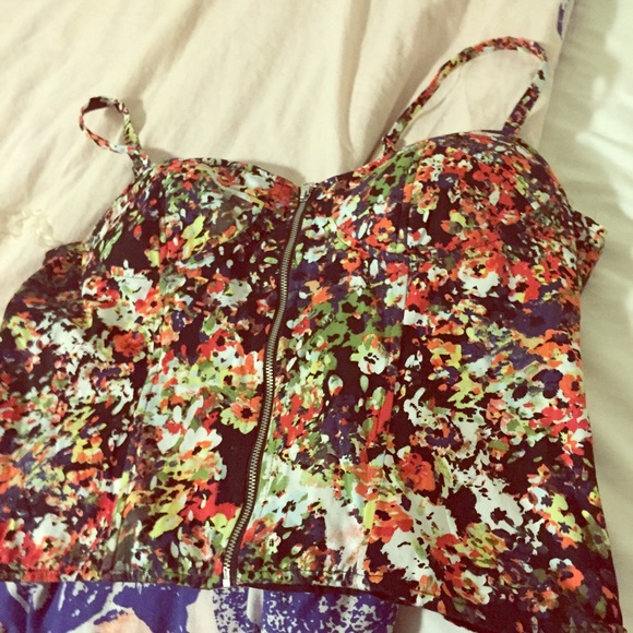 Floral Corest Top