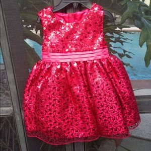 Girls Sequined Dress