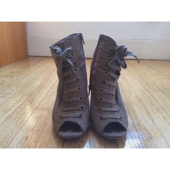 Brown booties