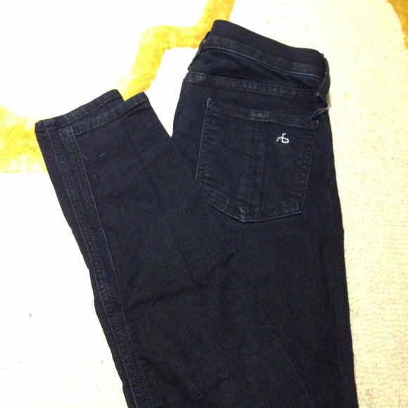 SOLD Rag & Bone dark blue skinny jeans