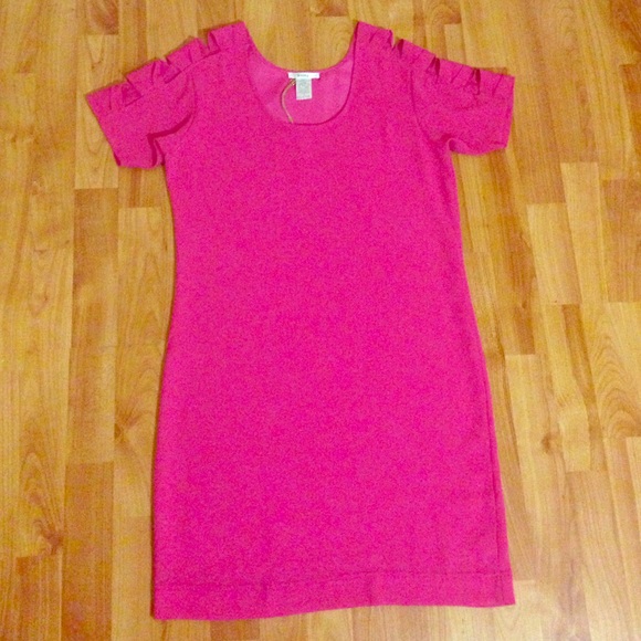 Hot pink dress
