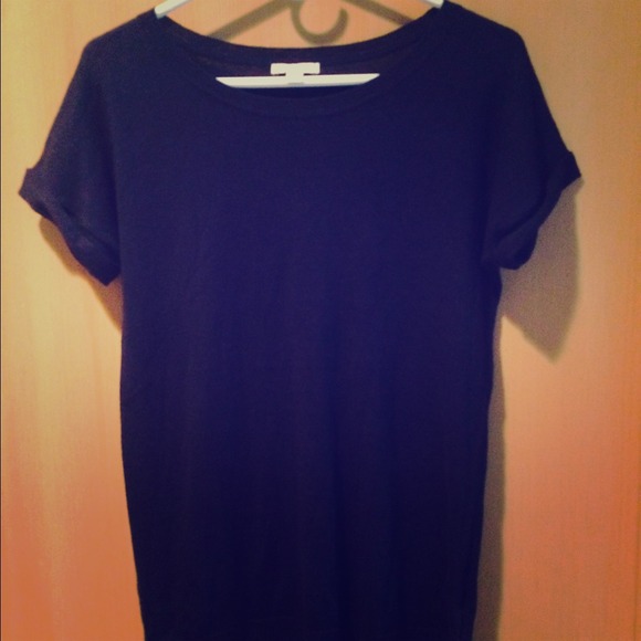 (SOLD) Gap navy short sleeved sweater (thin)