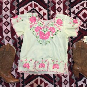 HP vintage boho hippie embroidered top HP vintage boho hippie embroidered top