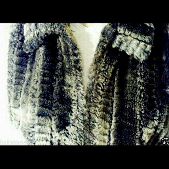 Formula X Faux Fur Sweater Vest NWOT - Picture 2 of 4