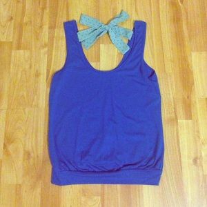 Royal blue tank top