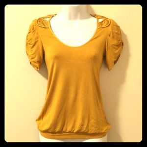 Golden Yellow BCBG Generation Top