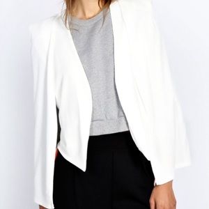 White Cape Blazer