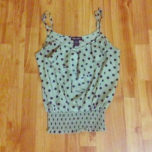 Polka-dot tank
