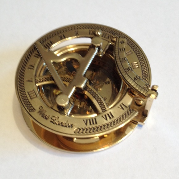 Steampunk Brass Compass - Picture 2 of 2