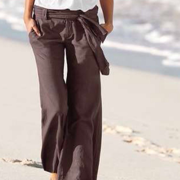 SOLD Venus black Linen pants
