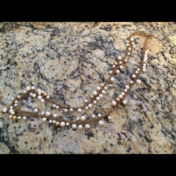 Stella & Dot Gabrielle Pearl Necklace