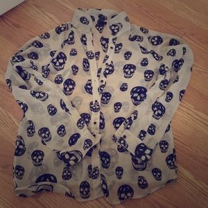 Skeleton blouse