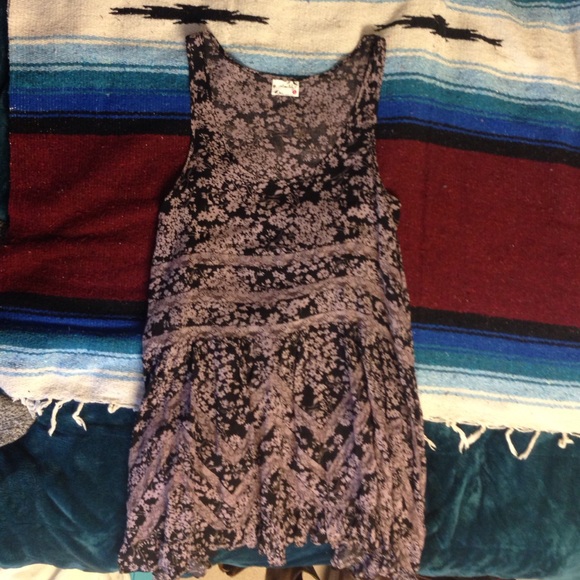 RESERVED Free People Voile Lace and Trapeze dress! - Picture 2 of 3