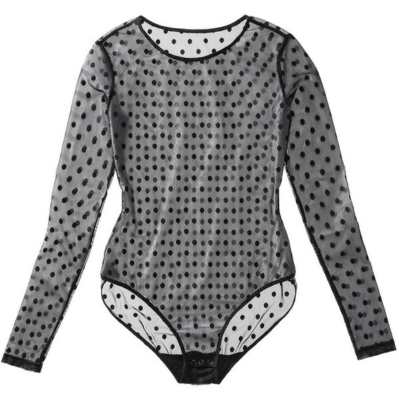 Kate Young Polka Dot Bodysuit